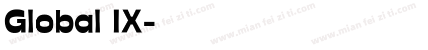 Global IX字体转换